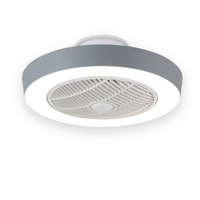 Plafon con ventilador incorporado Led 2*36W 55cm Gris